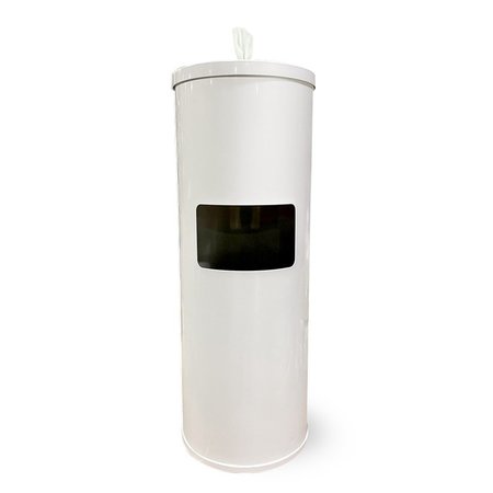 ZOGICS Sanitizing Wipes Dispenser, Powder Coated Floor Dispenser and Wellness Wipes, 4PK ZZ650W-Z1000-4